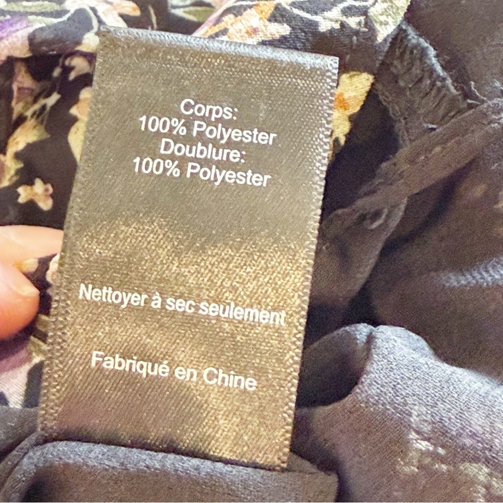 ASTR THE LABEL PURPLE FLORAL OFF THE SHOULDER ASYMMETRICAL DRESS M - Picture 10 of 10